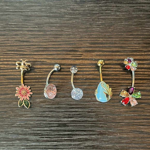 Pack of Bellybutton Rings - Picture 1 of 2